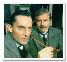 Holmes and Watson are on a camping trip. In the middle of the night Holmes wakes up and gives Dr. Watson a nudge. &quot;Watson,&quot; he says, &quot;look up in the sky and ... - holmes-watson
